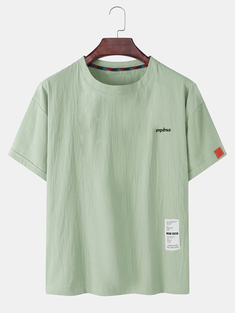 Brevbroderietikett Kortärmade Pastorable T-shirts
