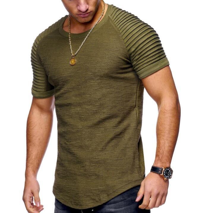Casual T-tröjor För Mänträningsoverall Herr Casual T-shirt