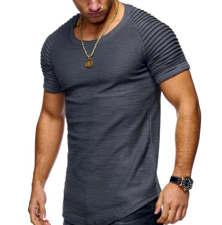 Casual T-tröjor För Mänträningsoverall Herr Casual T-shirt