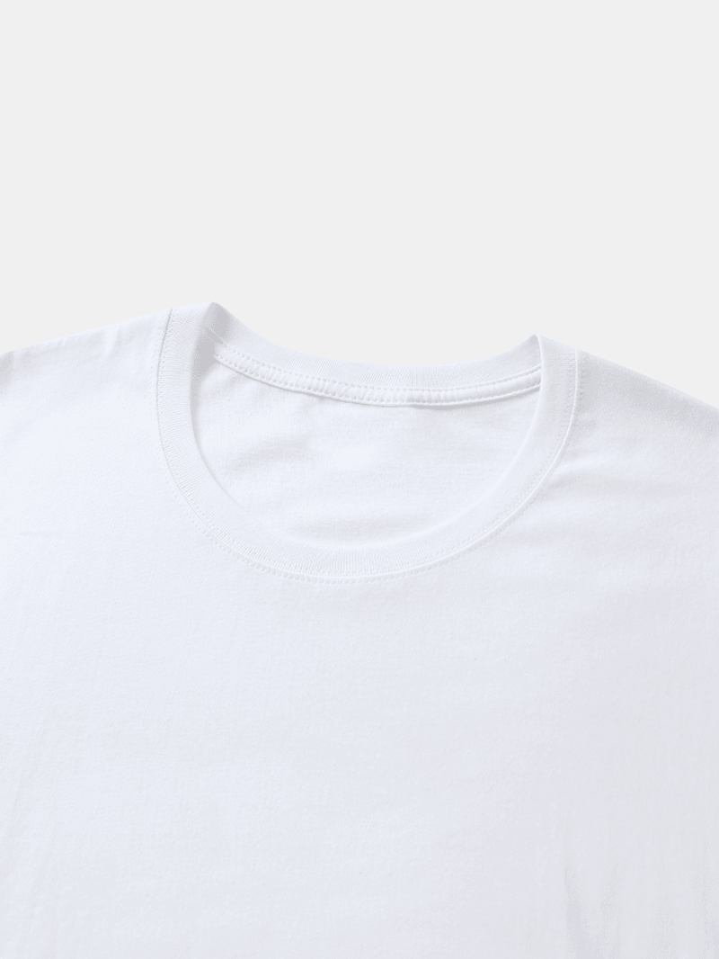 Cotton Designer Lunar Eclipse Med Tryck Andas Kortärmade T-shirts