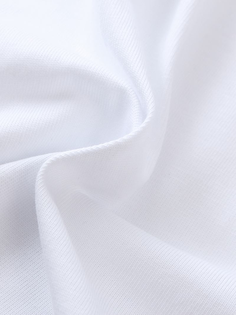 Herr 100% Bomull Rymdskepp Tryckta Rundhalsade Casual Kortärmade T-shirts