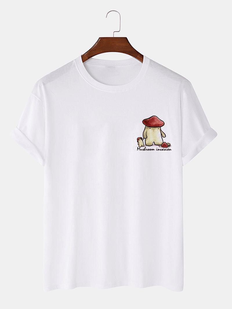 Herr 100% Bomullssvamp Baby Med Tryck Vanlig Casual T-shirt