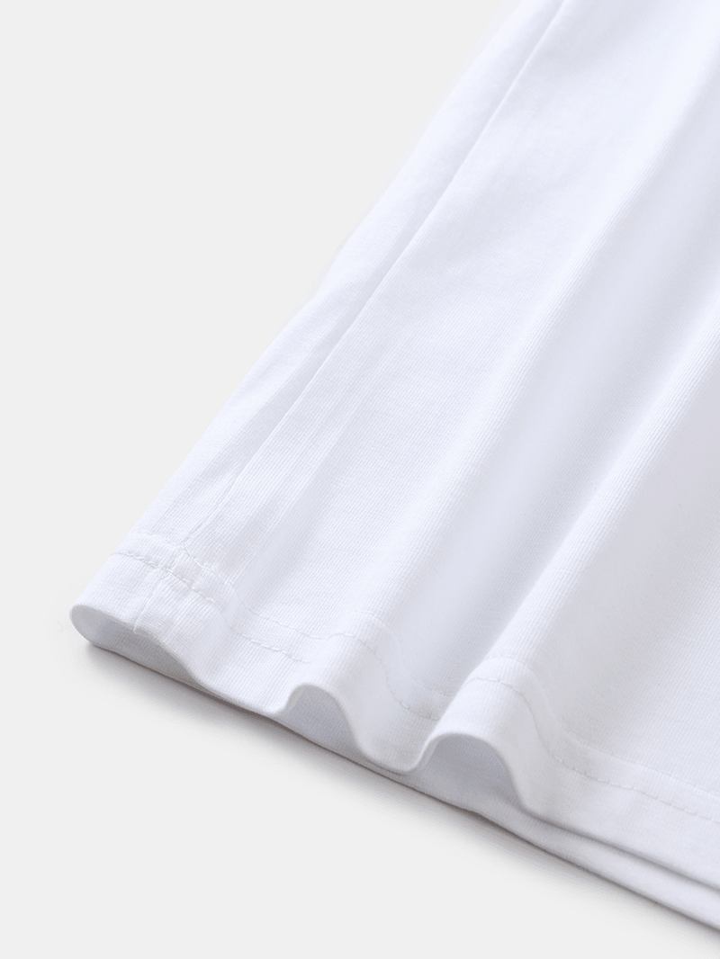 Herr Bomull Kreativitet Gips Staty Tryck Kortärmad Andas T-shirts