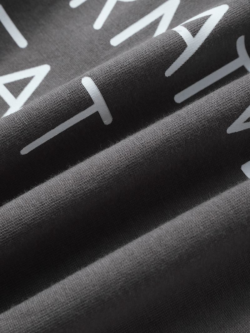 Herr Casual Coton Hjärtformade Kortärmade T-shirts