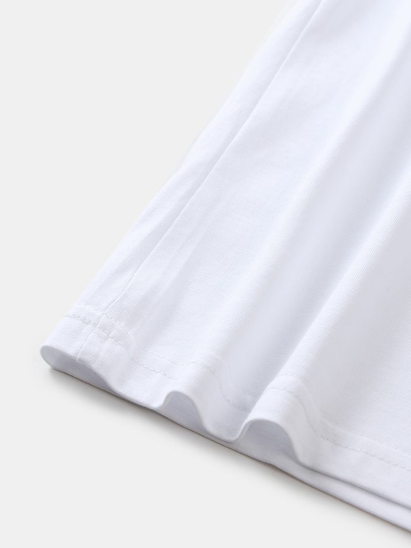Män Tecknad Myra Svamp Grafiskt Tryck O-hals 100% Bomull T-shirt