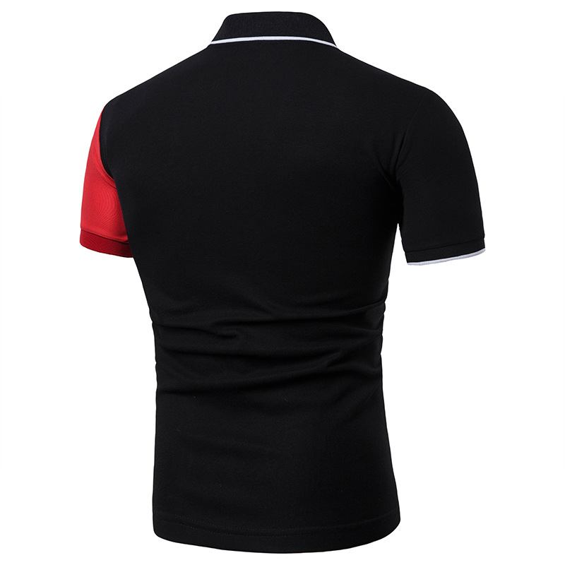T-shirt Kortärmad Herrskjorta Ny Produkt Träfffärg Stor Storlek All-match Casual Mode Chic
