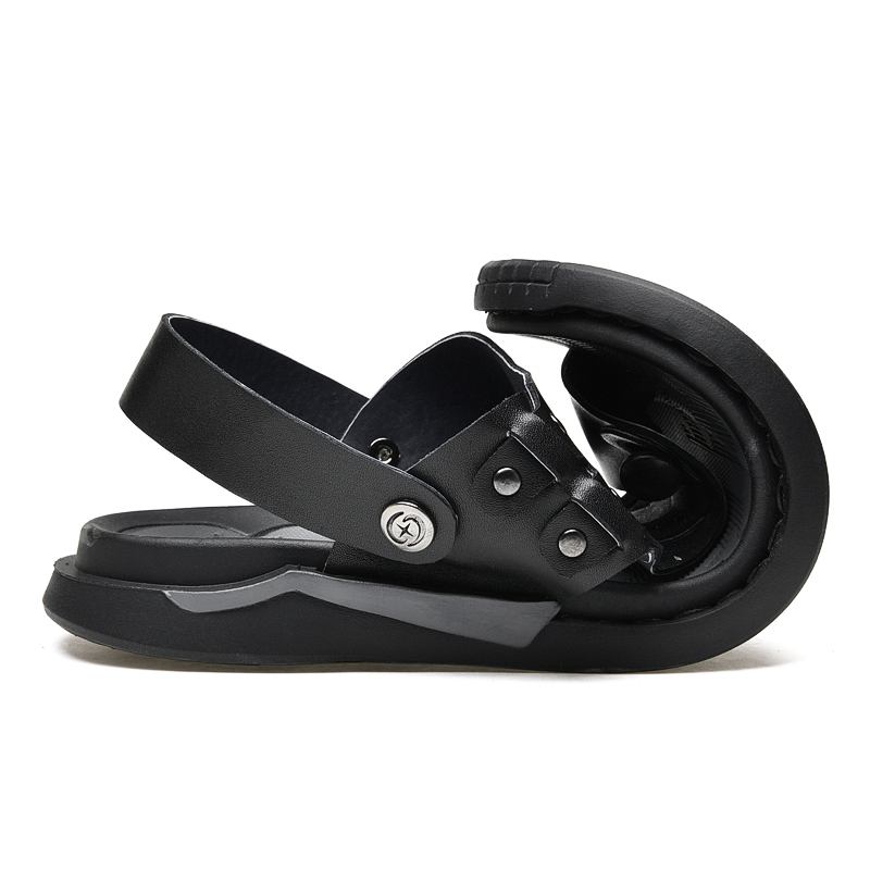 Män Tvåvägs Mjuk Andas Halkfri Casual Outdoor Sandaler