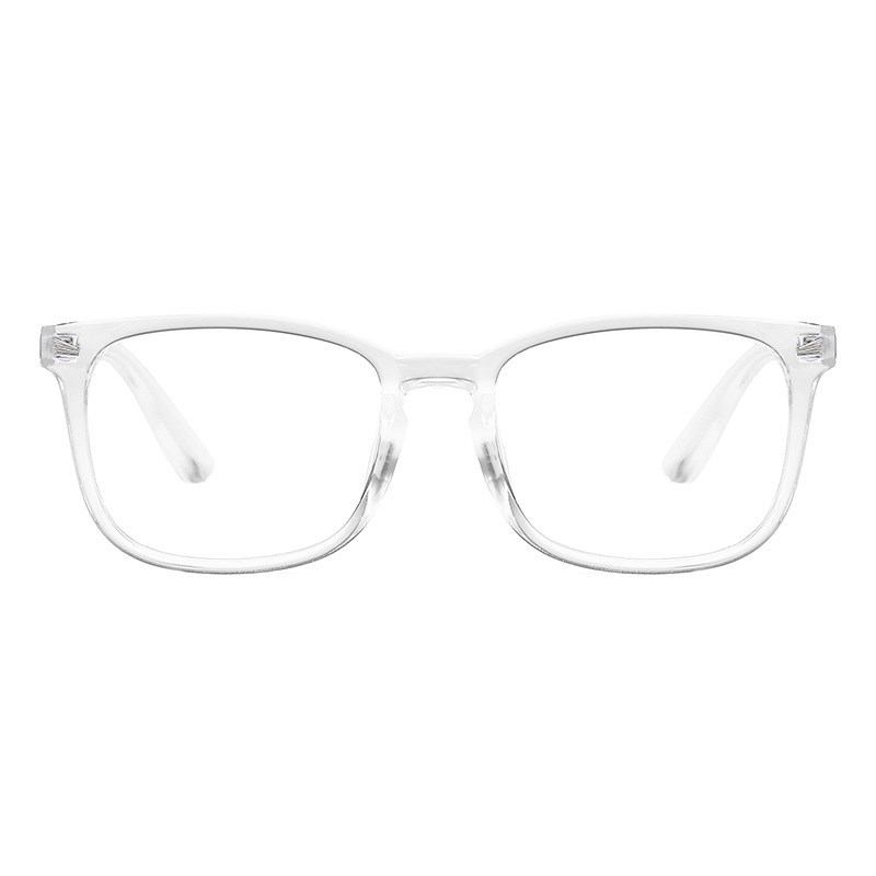 Dator Platt Spegel Europeiska Och Amerikanska Retro Glasögon Ram Fyrkantig Ram