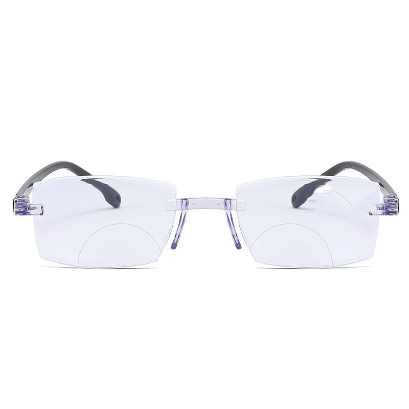 De Nya Ramlösa Diamantslipade Läsglasögonen Mode Anti-blue Light
