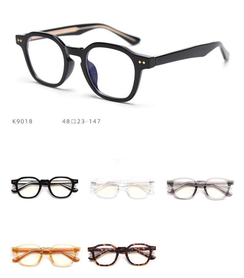 K9018 Koreansk Square Myopia Glasögon Både