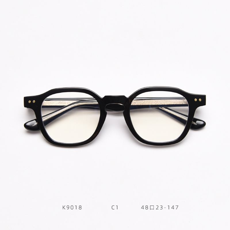 K9018 Koreansk Square Myopia Glasögon Både