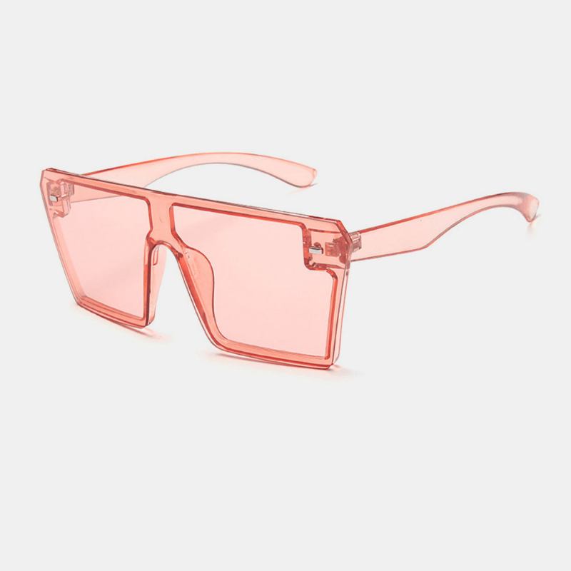 Kvinnor One-piece Plus Size Ram Reteo Fyrkantig Form Ljus Färg Personlighet Solglasögon