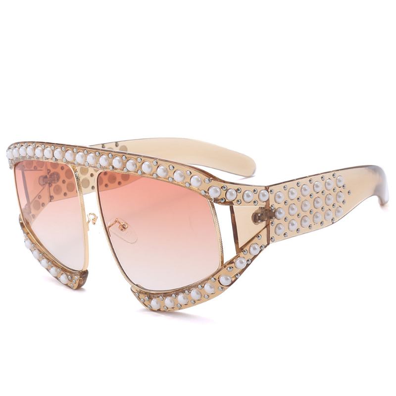 Mode Big Frame Ny Europeisk Och Amerikansk Pearl Inlaid Mirror Frame