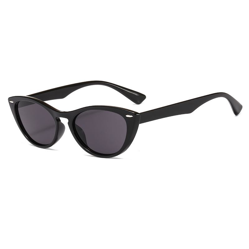 Mode Retro Katt Eye Rice Nail Solglasögon