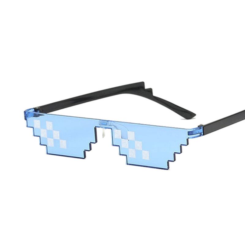 Mosaic Pixel Solglasögon Anime Perifer Parodi Dräkt