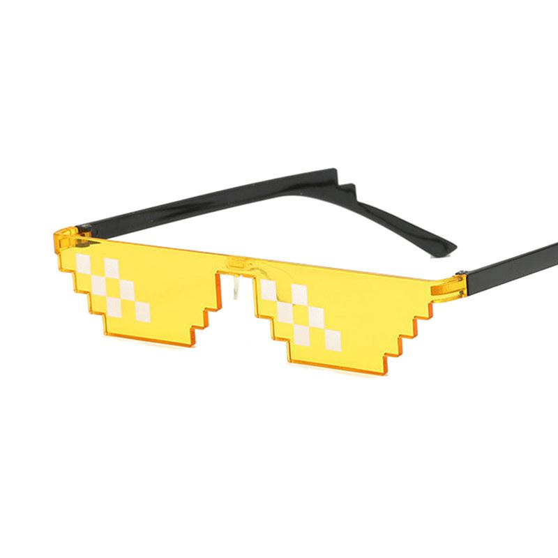 Mosaic Pixel Solglasögon Anime Perifer Parodi Dräkt