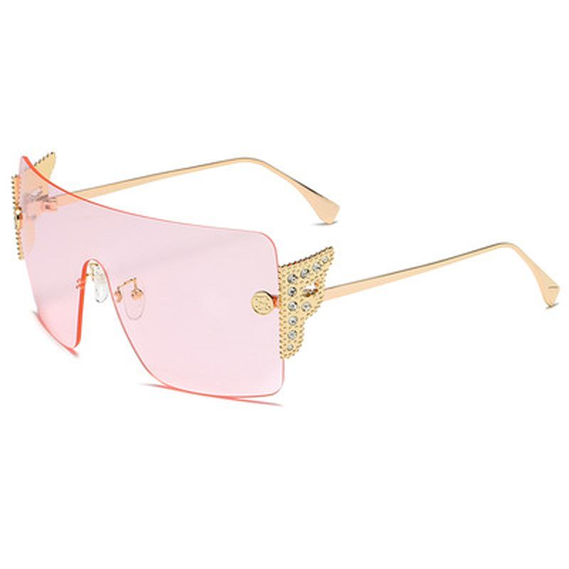 New Style Big Frame Solglasögon Med One-piece Piece