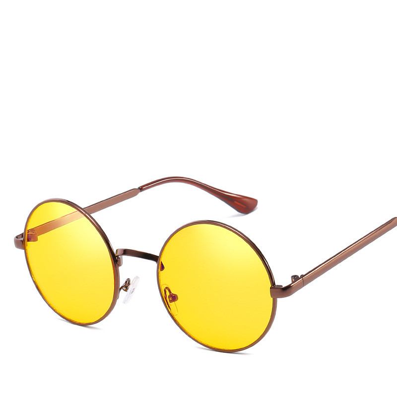 Retro Flat Lens Anti Blue Light Glasögon