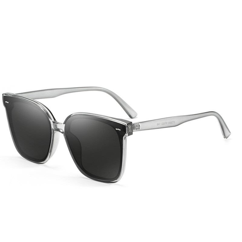 Stor Frame Tr Frame Nylon Lens Solglasögon