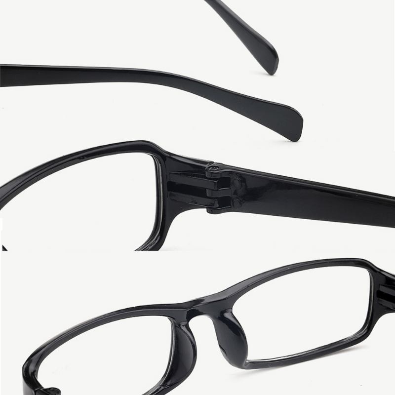 Unisex Helbåge Resin Len Läsglasögon Bärbara High-definition Presbyopia Glasögon