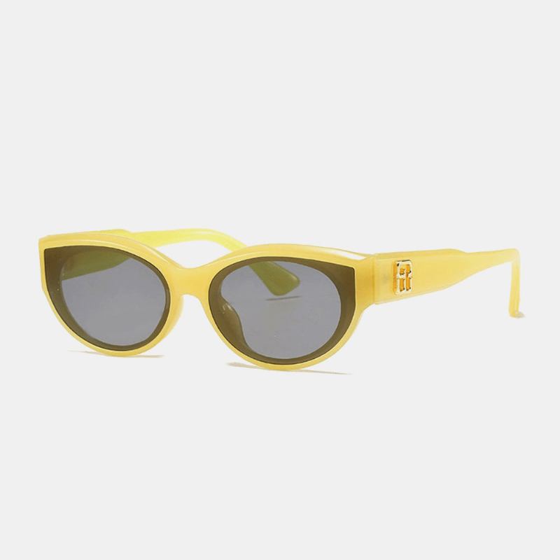 Unisex Katt Eye Pc Full Frame Hd Anti-uv Retro Solglasögon