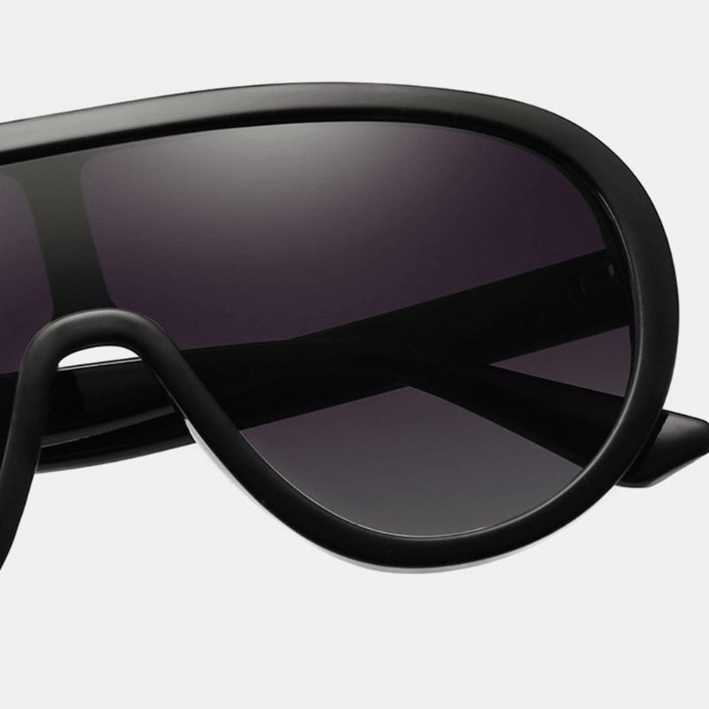 Unisex One-piece Lens Large Full Frame Uv Protection Sunshade Mode Solglasögon