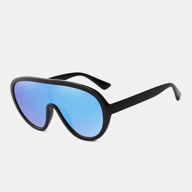 Unisex One-piece Lens Large Full Frame Uv Protection Sunshade Mode Solglasögon