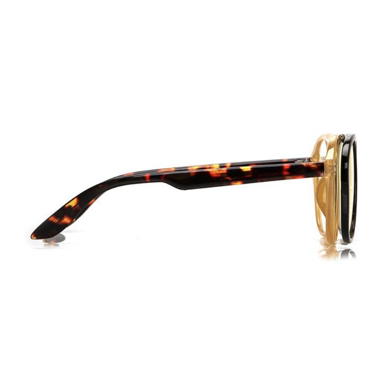 Uv400 Unisex Retro Personality Metal Frame Flip Solglasögon