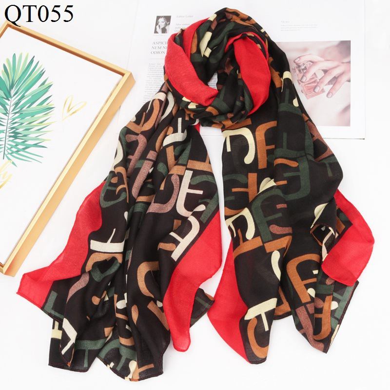 Bomull Och Linne Sjal Europeisk Och Amerikansk Bomull Varm Scarf Rutig Sjal Scarf