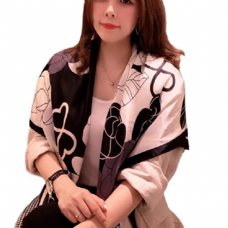 Modeabla Ventilerande Silk Solskyddssjal Halsduk