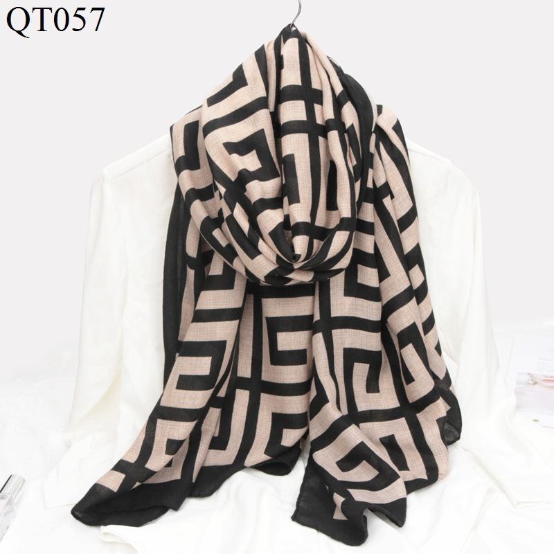 Ny Koreansk Stil I Bomull Och Linne Scarf För Kvinnor Modetrend Rutad Halsduk Sjal För Dubbel Användning