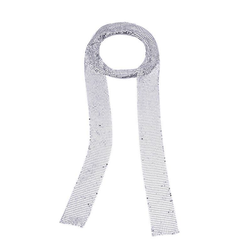 Sequin Mode Halsband Metall Splicing Halsband Smycken