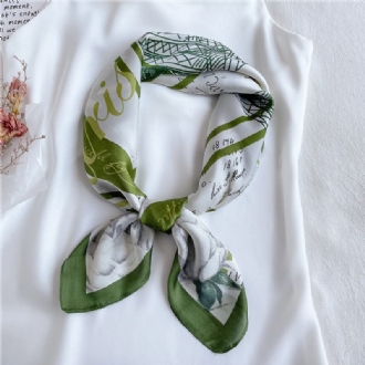 Silk Square Scarf Thin Section Mode Allmatch Sunscreen 70x70
