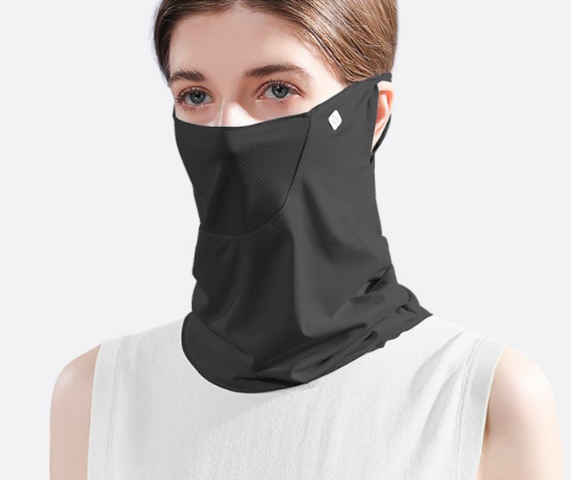 Sommaransiktsskydd Ansiktshalsduk Balaclava Uv-skydd Öronögla Nackdamask Andas Utomhussporter Damer