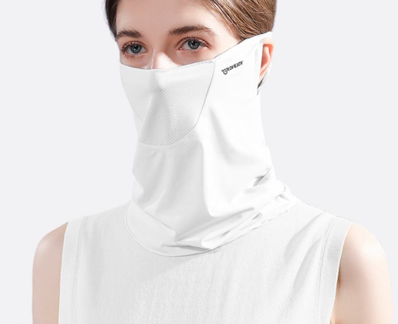 Sommaransiktsskydd Ansiktshalsduk Balaclava Uv-skydd Öronögla Nackdamask Andas Utomhussporter Damer