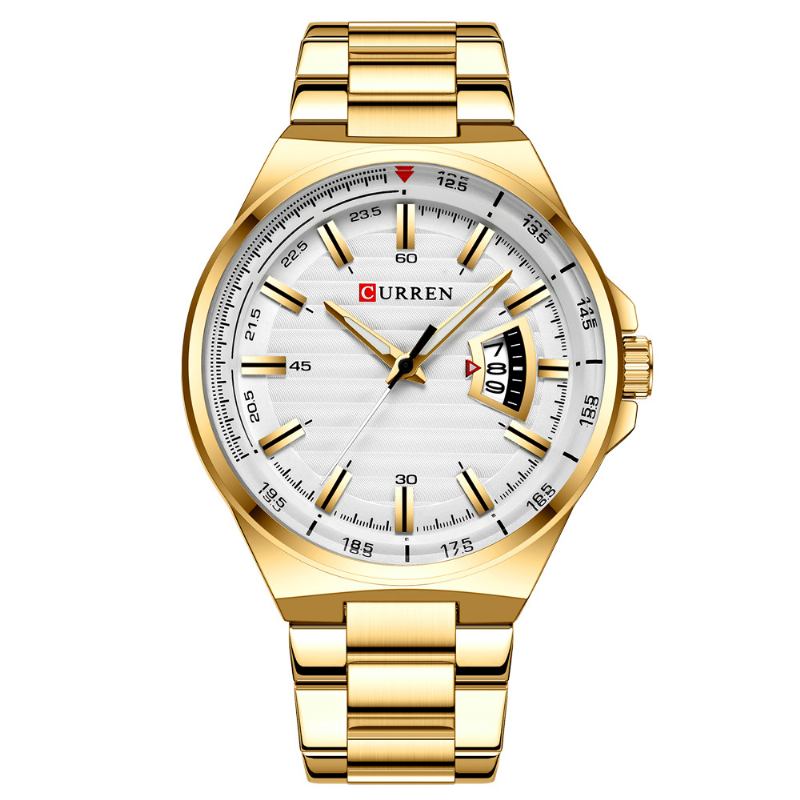 Business Style Lysande Display Herr Armbandsur Date Display Quartz Watch