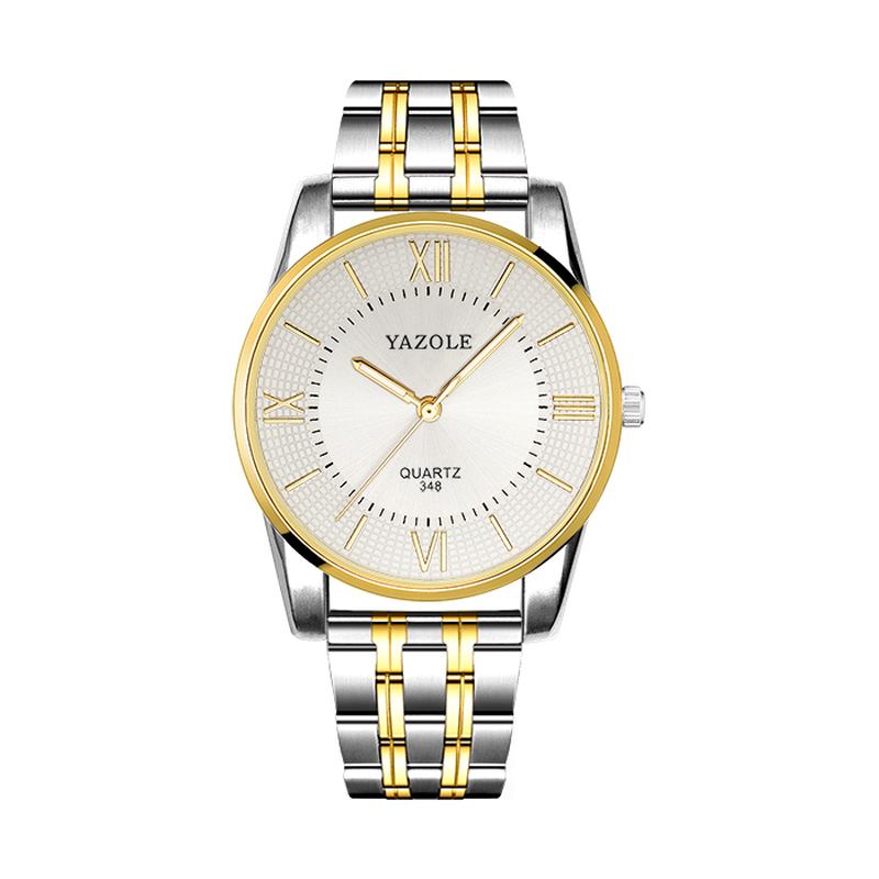 Full Steel Herr Mode Business Style Liminous Display Quartz Watch