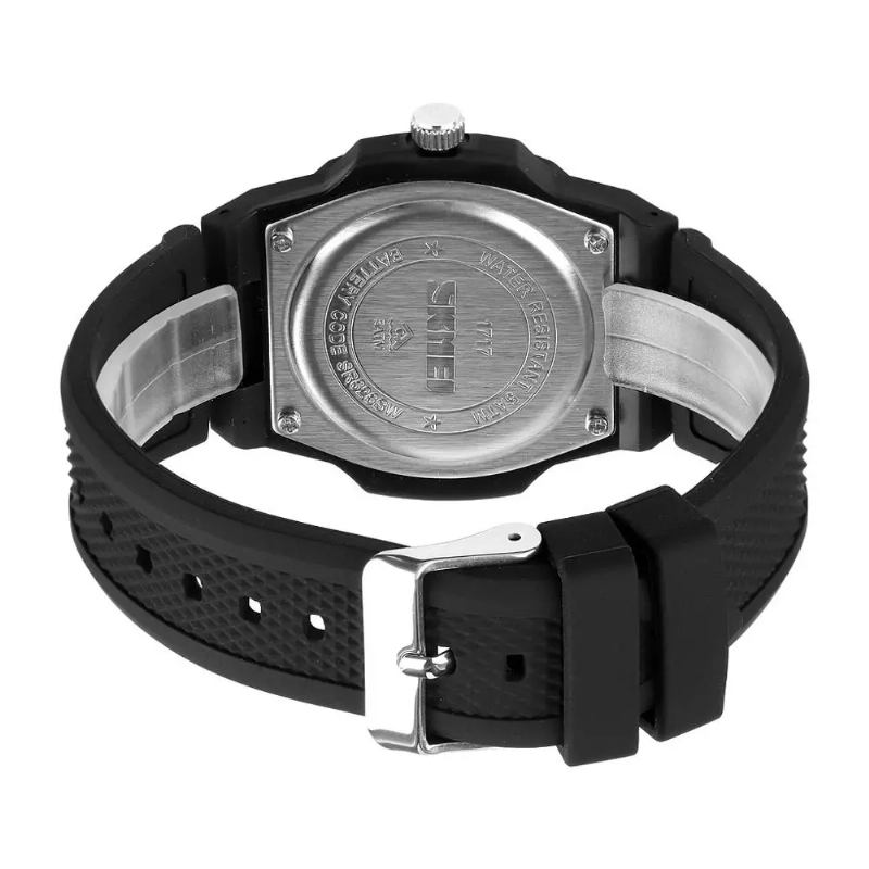 Mode Herrklocka Creative Hexagonal Dial Enkel 5atm Vattentät Quartz Watch