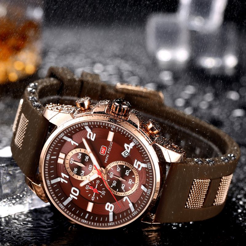 Multi-function Chronograph Luminous Military Sports Herr Watch Quartz Watch