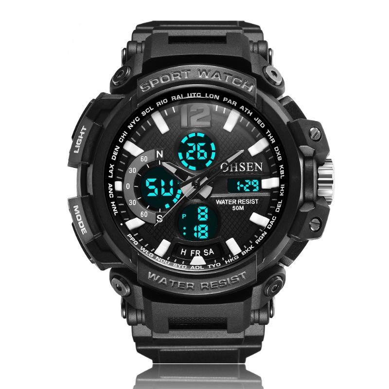 Led-larm Vattentät Digital Watch Herr Dam Student Sport Watch