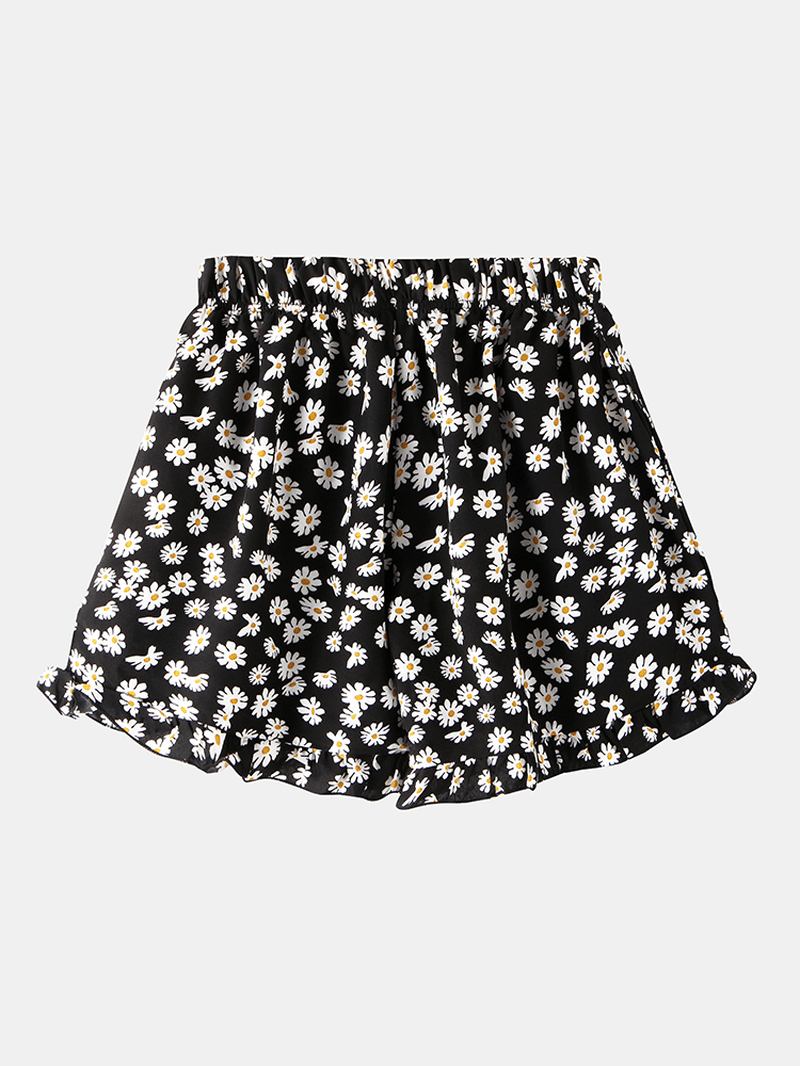 Kvinnor Letter Med Tryck Sovkläder Kortärmad Losse Pyjamas Set
