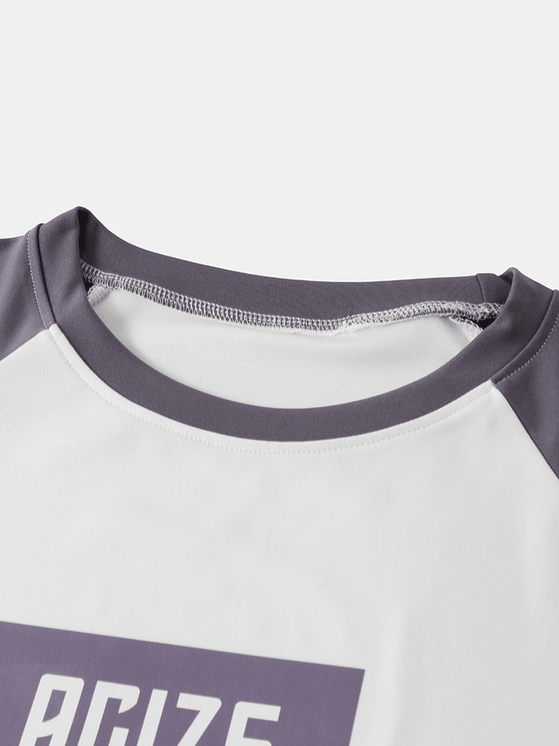Kvinnor Rolig Tecknad Avokado Med Tryck Raglan Ärmar Casual Sport Pyjamas Set