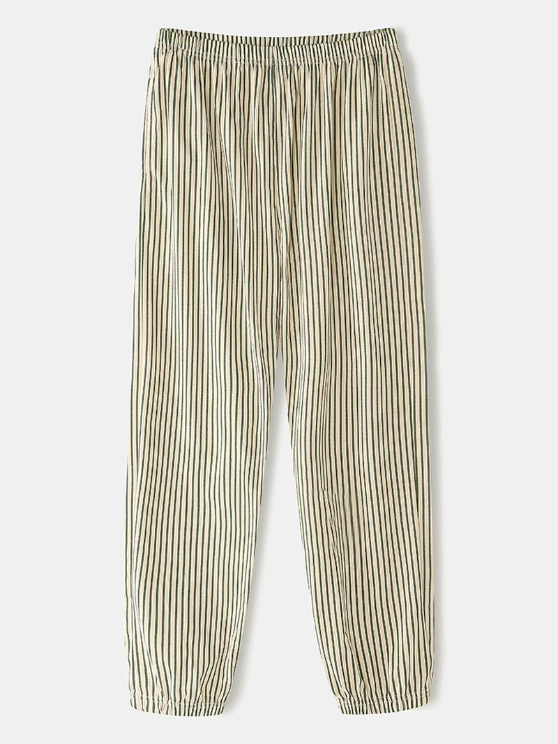 Kvinnor Tecknad Djurtryck Blus Stripe Jogger Byxor Bomull Hem Casual Pyjamas Set