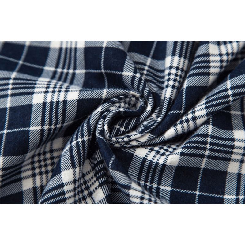Rutig Bomull Varm Pyjamasset