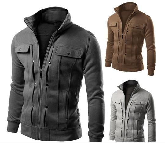 Märke Cardigan Multi Button Hoodies Herr Mode Träningsoverall Herr Sweatshirt Herr Purpose Tour