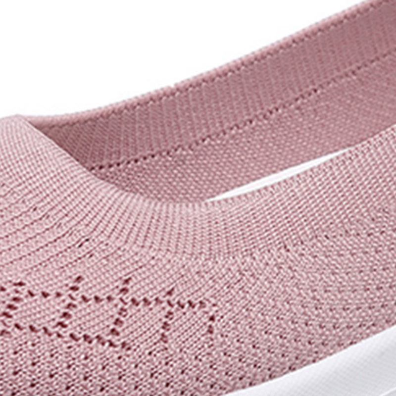 Dam Mesh Andas Lätt Slip On Lazy Casual Flat Walking Shoes
