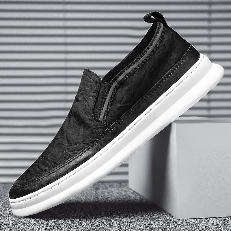 Herr Ice Silk Cloth Andas Slip On Skate Sneakers