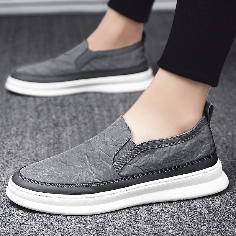 Herr Ice Silk Cloth Andas Slip On Skate Sneakers