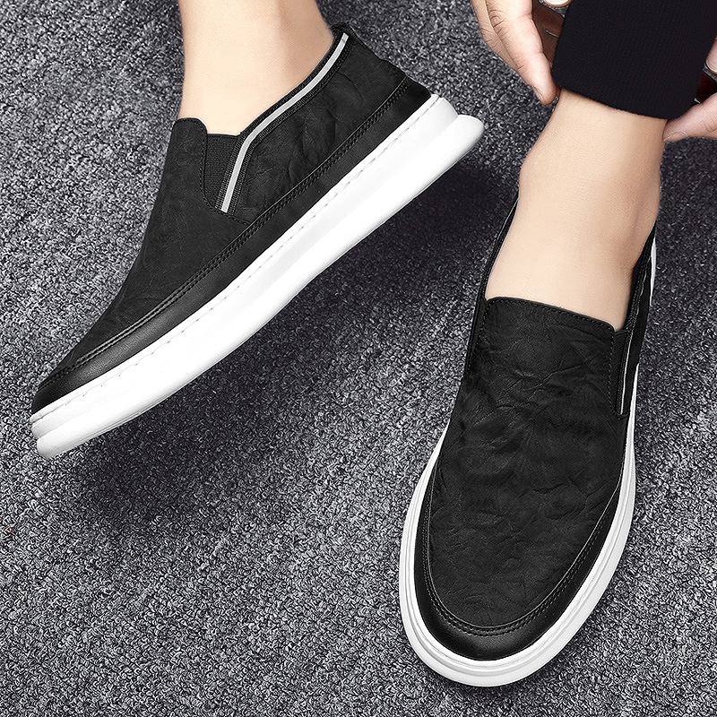 Herr Ice Silk Cloth Andas Slip On Skate Sneakers