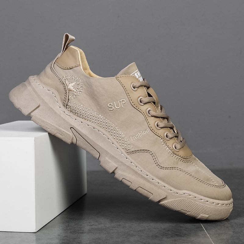 Män Andas Botten Halkfria Mjuka Sport Casual Court Skor
